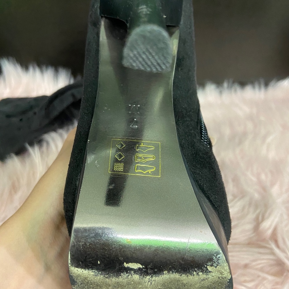 Bebe Boots Black 7 Over The Knee Thigh High Cut O… - image 4